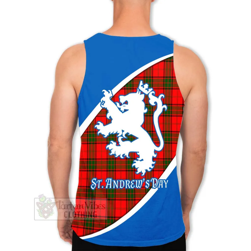 Adair Family Crest Tartan Men's Tank Top Celebrate Saint Andrew's Day in Style