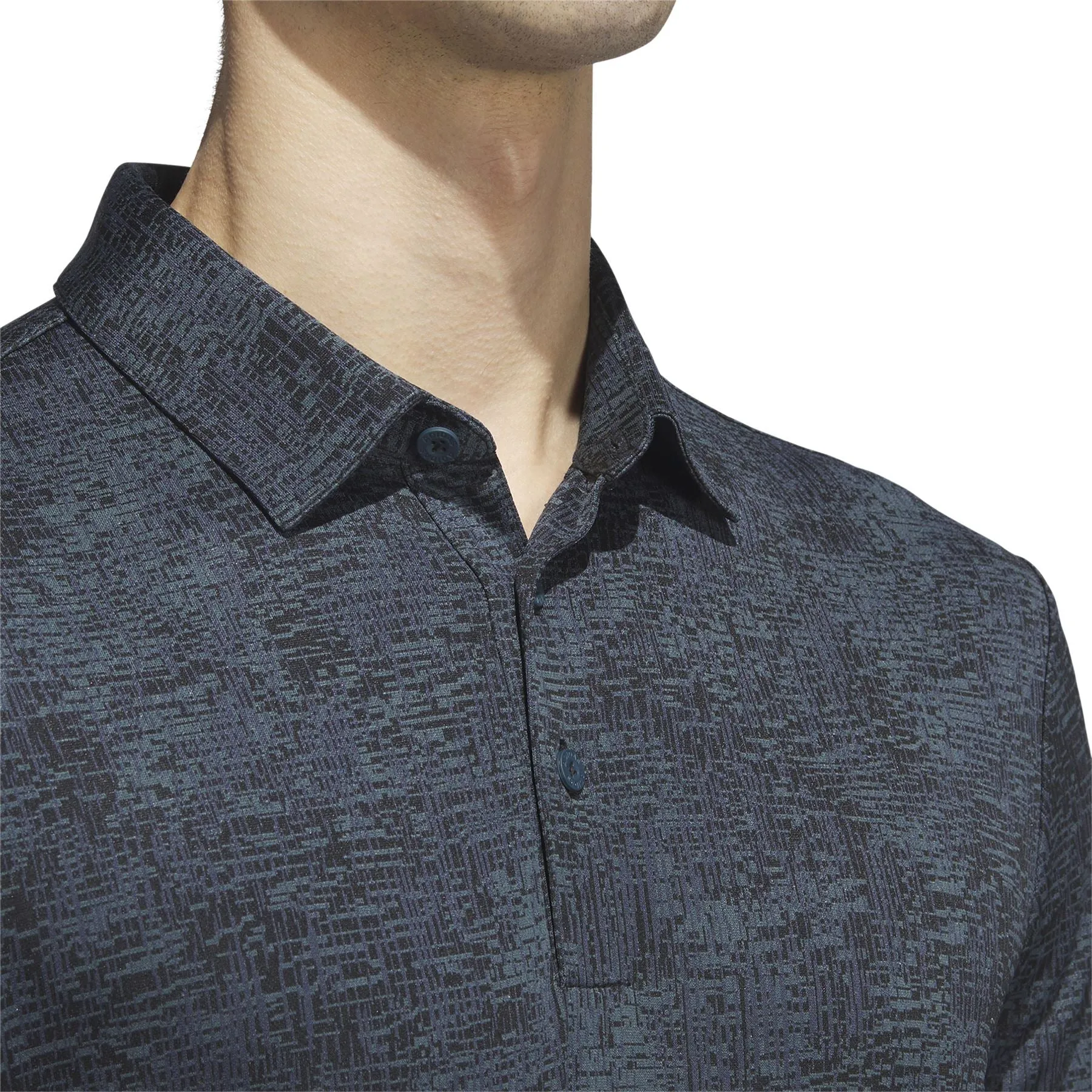 Aerial Jacquard Polo Arctic Night - AW23