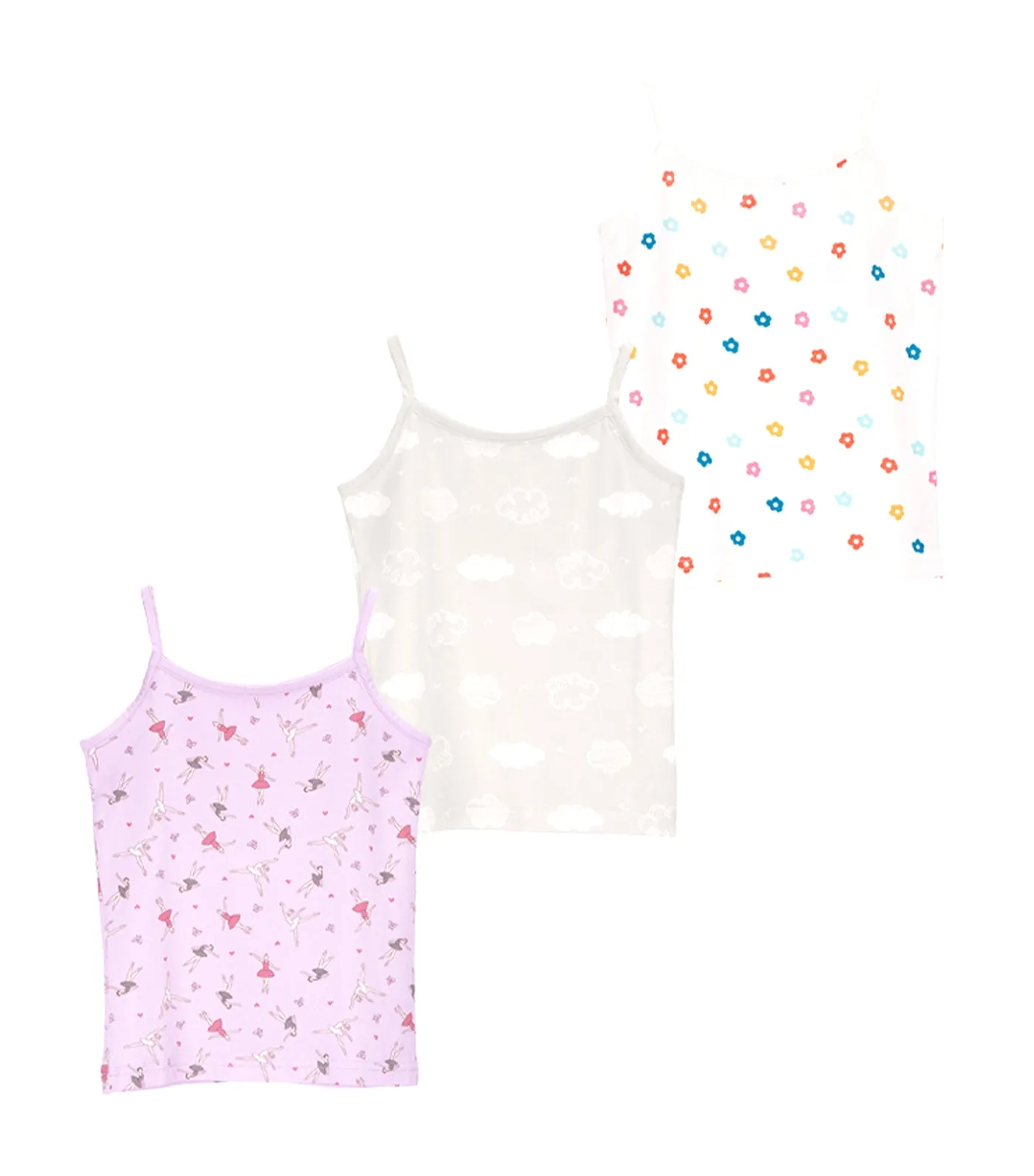 Ballerina Tank Tops - Set of 3