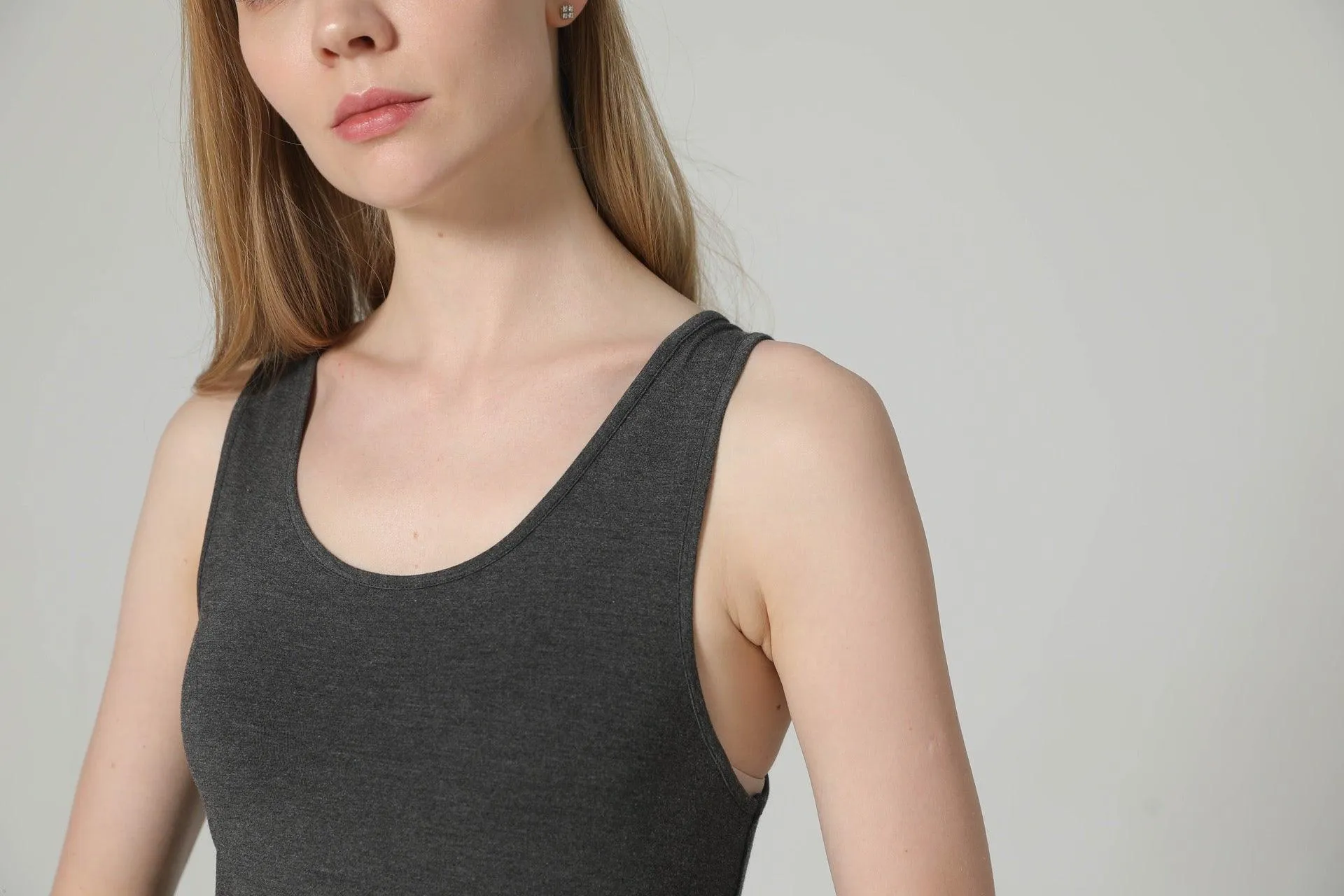 Bamboo Curved Hem Sustainable Tank