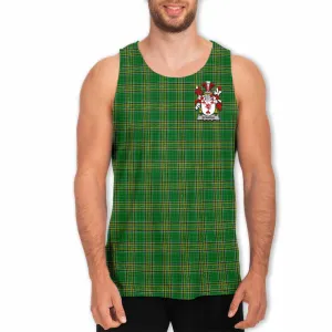 Beamish Irish Clan Tartan Men's Tank Top with Coat of Arms