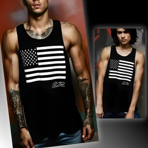 *•BIGGY THREADS•* (BLACK) ~USA~ TANK TOP