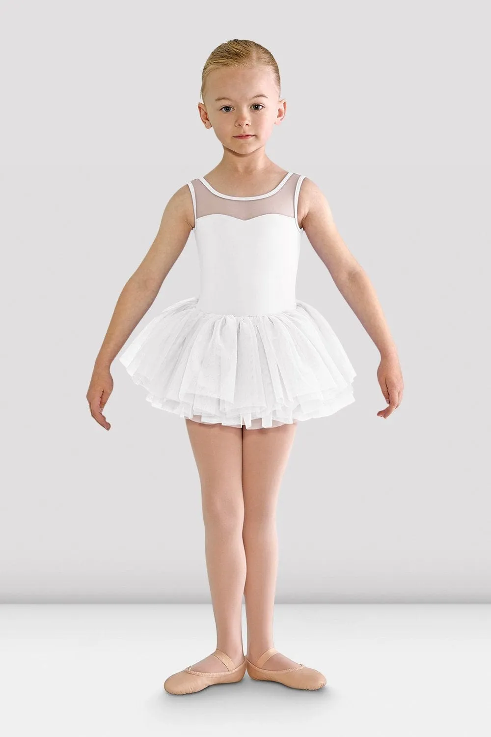 Bloch CL7825 Emica Tank Leotard with Sweetheart Bodice and Tutu Skirt (Child)