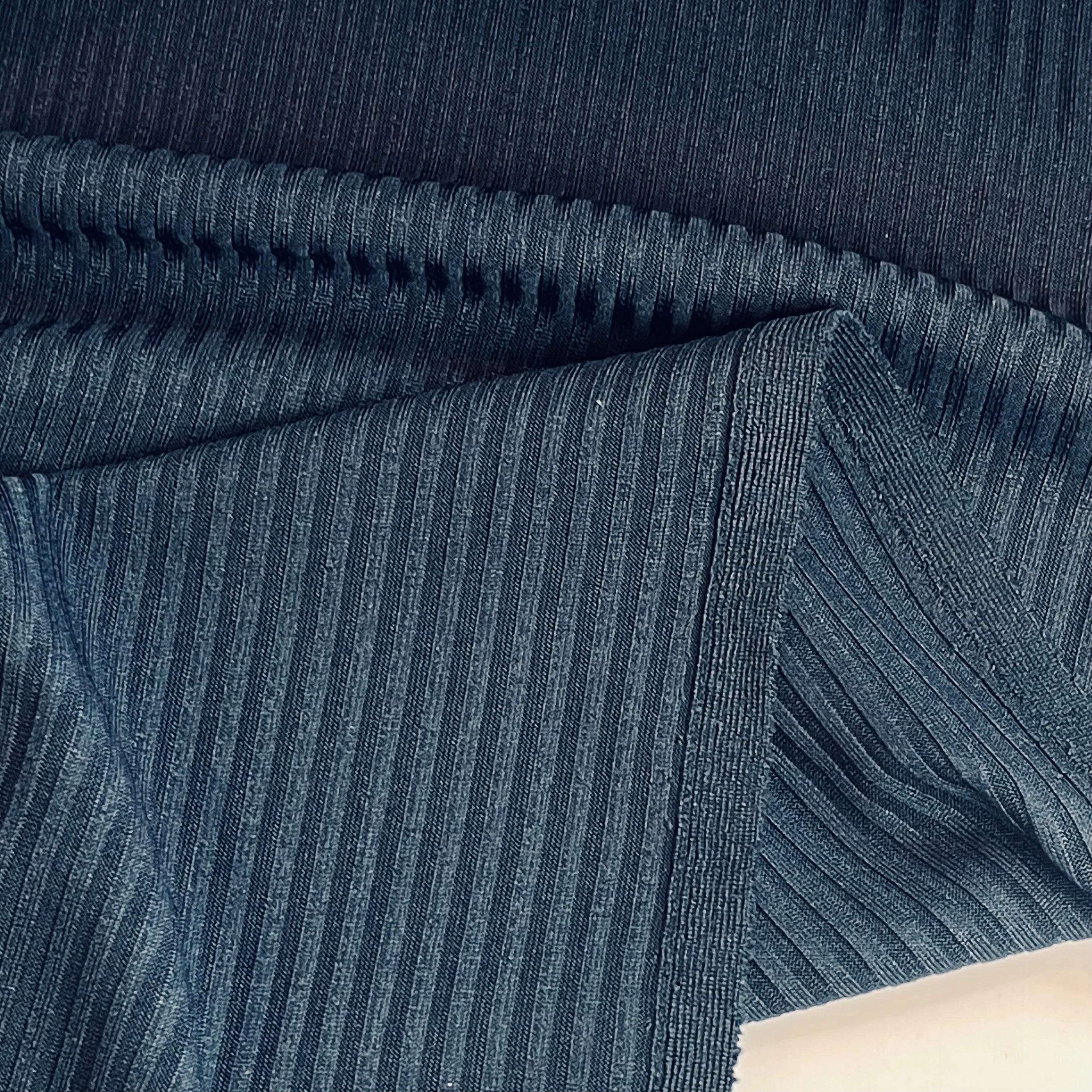 Cavalli Navy Rib Knit