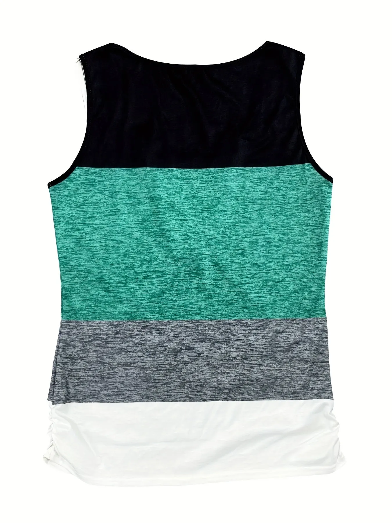 Chic Color Block Tank Top Perfect for Stylish Summer Outfits