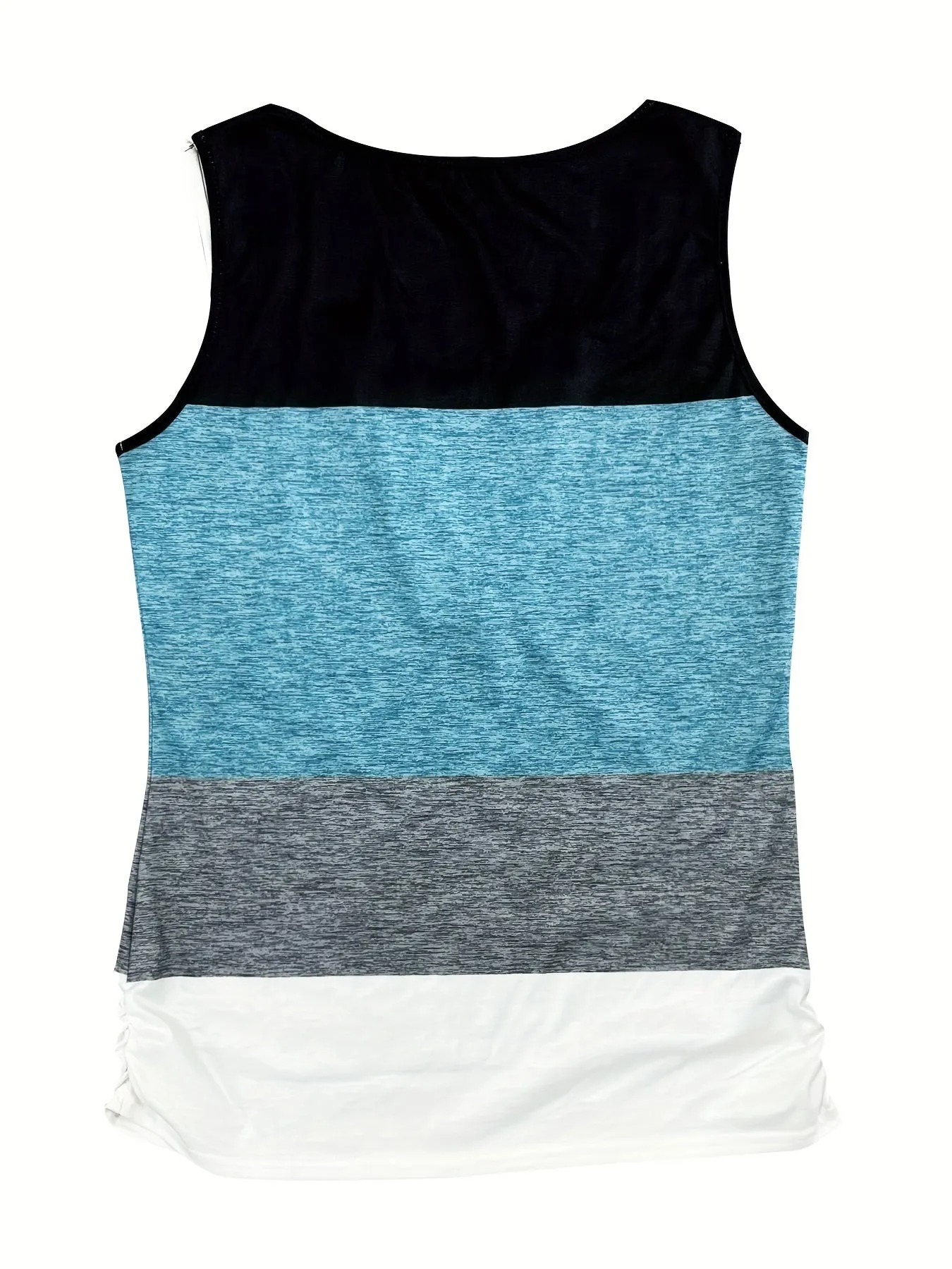 Chic Color Block Tank Top Perfect for Stylish Summer Outfits