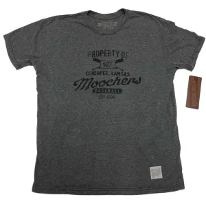 Chicopee Kansas Moochers Retro Brand Gray Vintage Baseball Est. 1904 T-Shirt