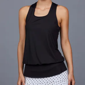 Classic Hourglass Racerback Top (black)