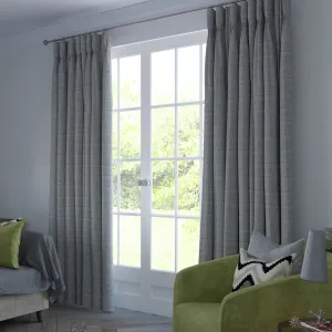 Colorado Geometric Charcoal Grey Curtains