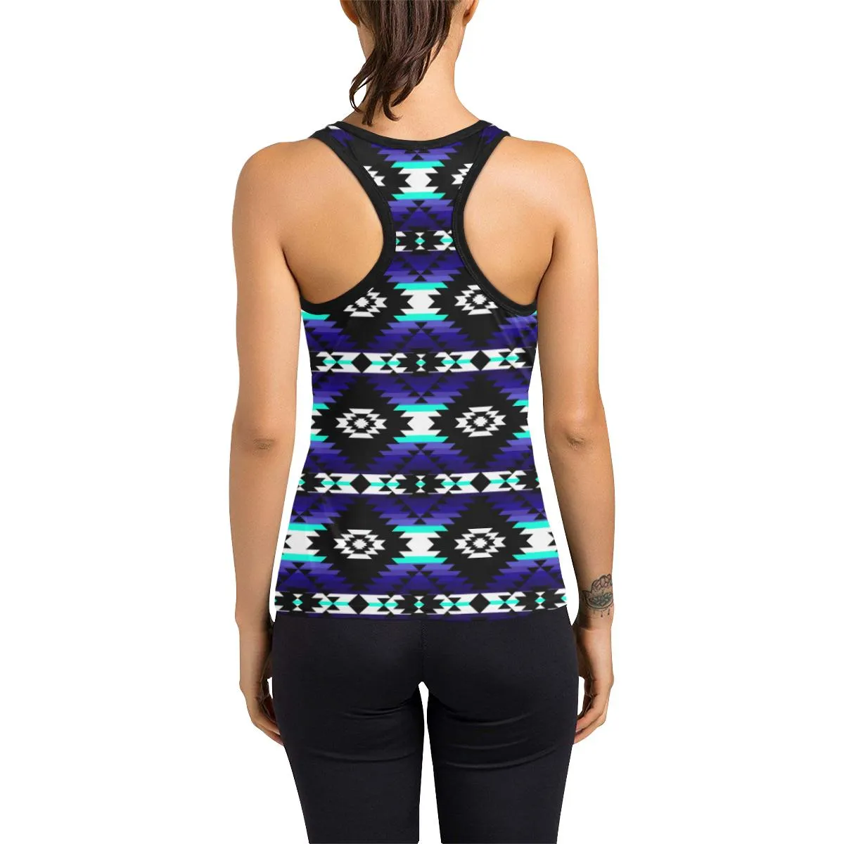 Cree Confederacy Midnight Women's Racerback Tank Top