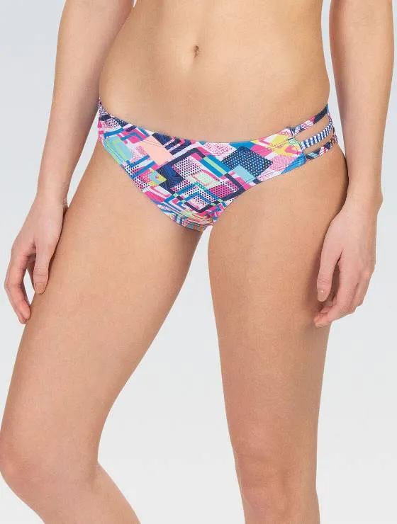 DOLFIN Revibe Women&#39;s Geo Remix Strappy Two Piece Swimsuit Bottoms