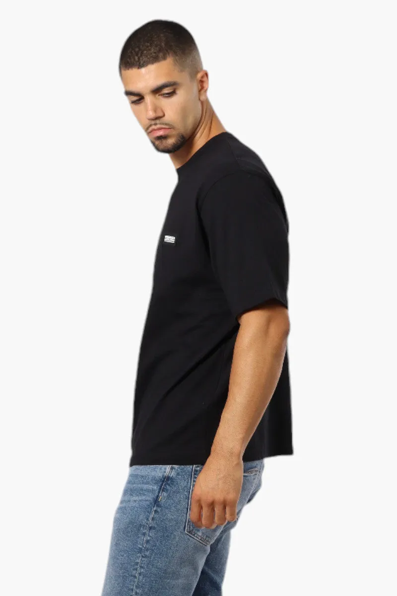 Essentials By Drill Clothing Solid Basic Crewneck Tee - Black