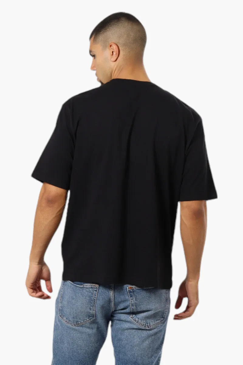 Essentials By Drill Clothing Solid Basic Crewneck Tee - Black