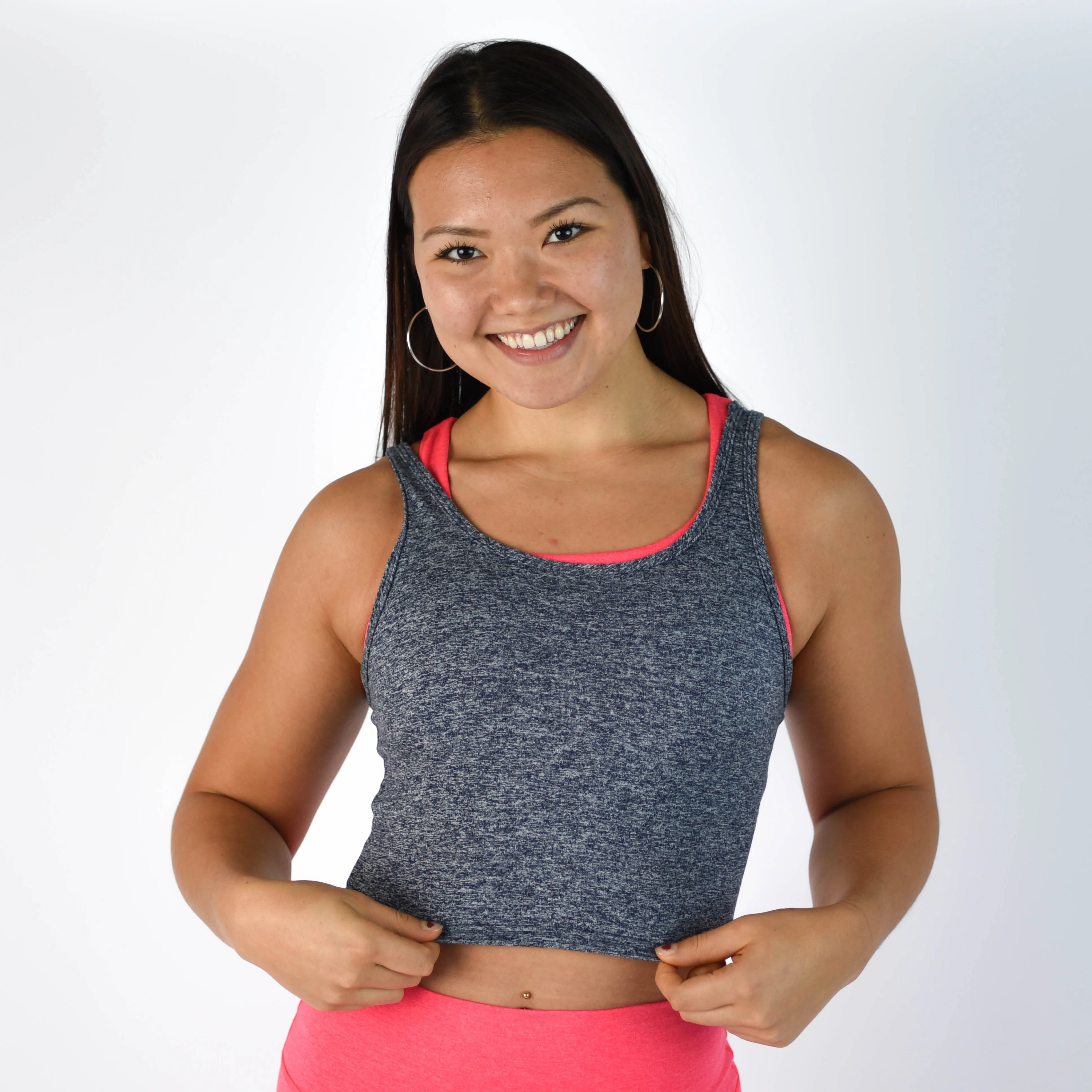 FLEO Breeze Crop Tank - Carbon