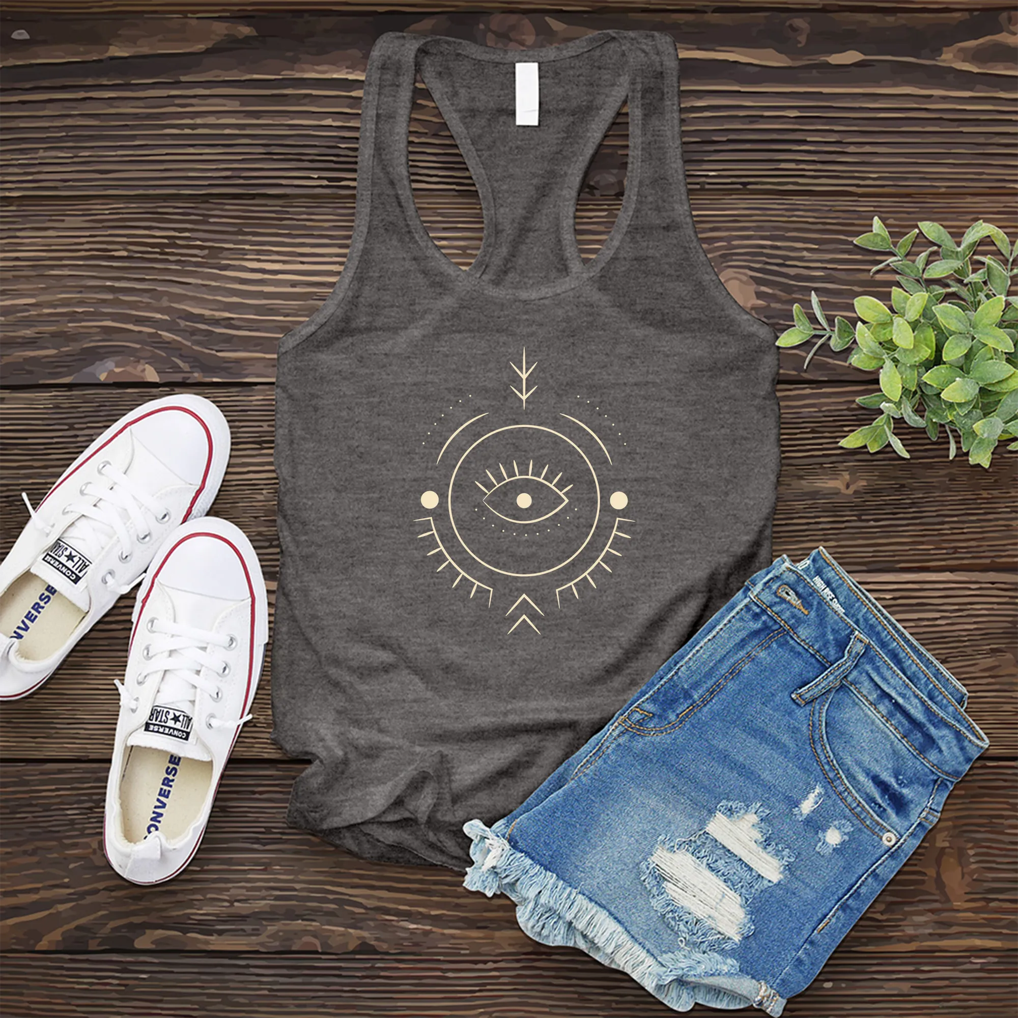 Geometric Seeing Eye Women's Tank Top