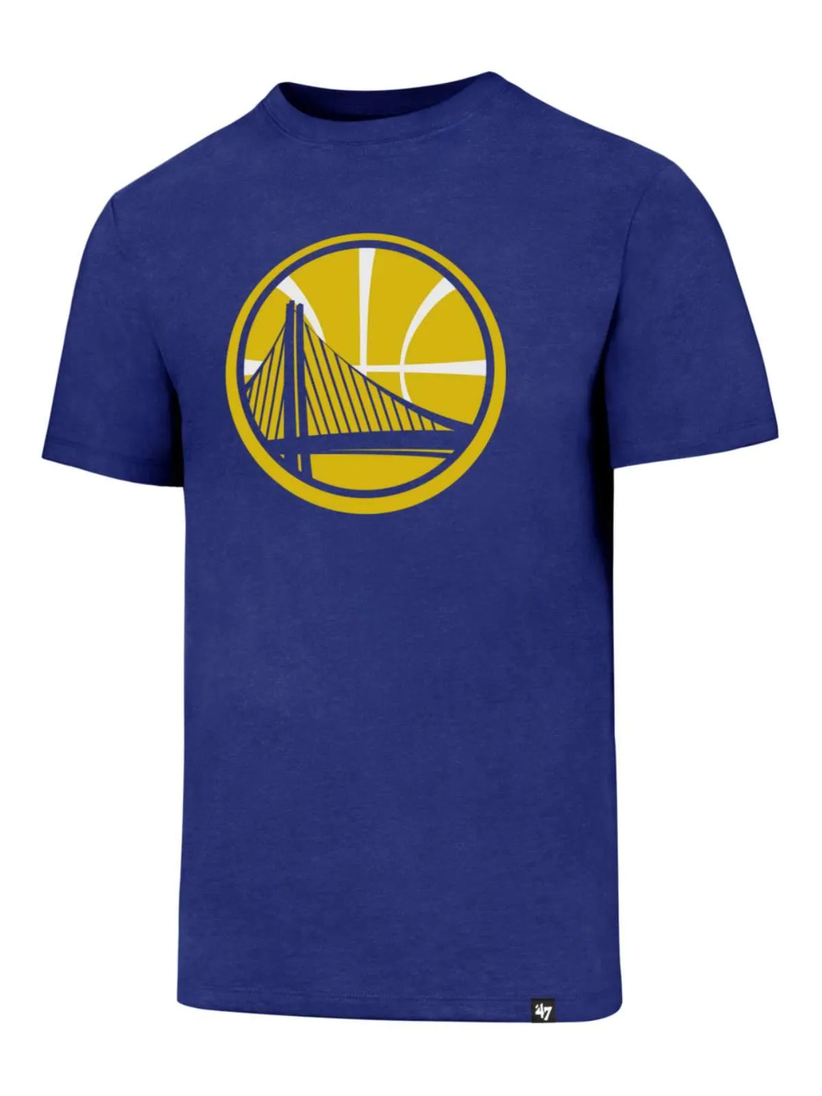 Golden State Warriors 47 Brand Blue "Club Tee" Short Sleeve Crew T-Shirt