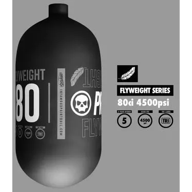 Infamous Powerhouse Pro DNA Flyweight (Bottle Only) - 80ci - Matte Black