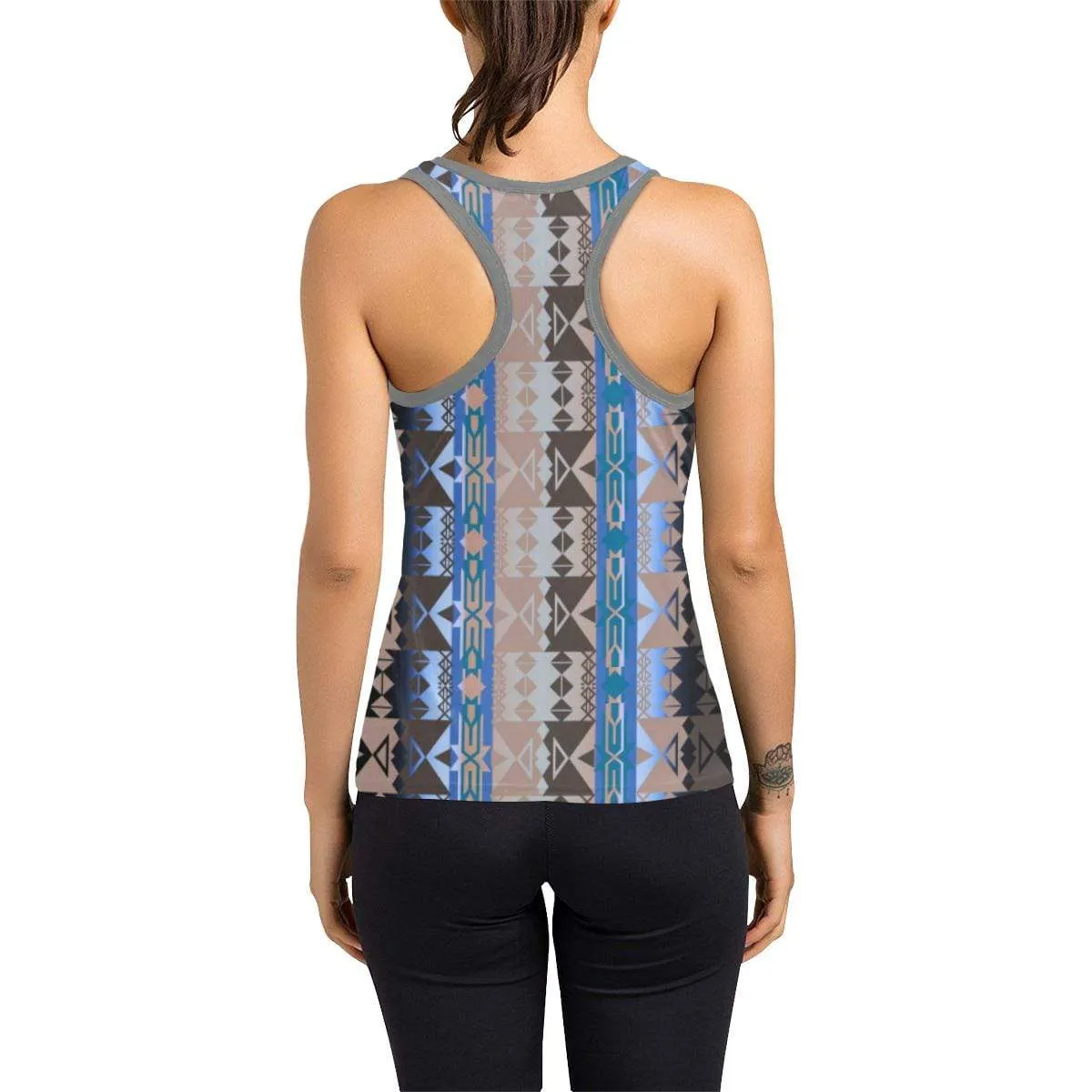 Inside the Paint Clan Lodge Women's Racerback Tank Top