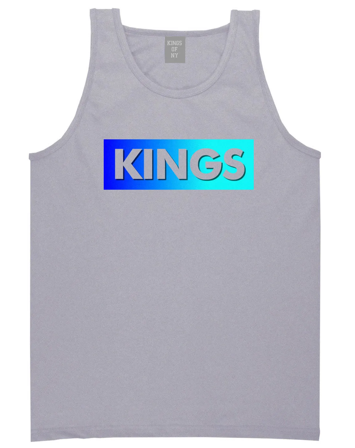 Kings Blue Gradient Tank Top