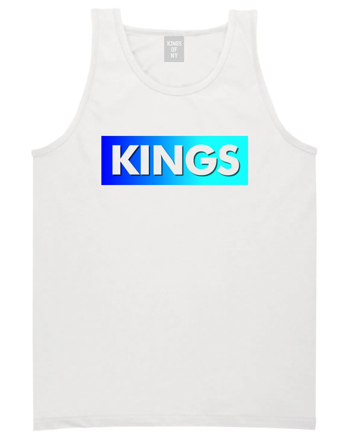 Kings Blue Gradient Tank Top