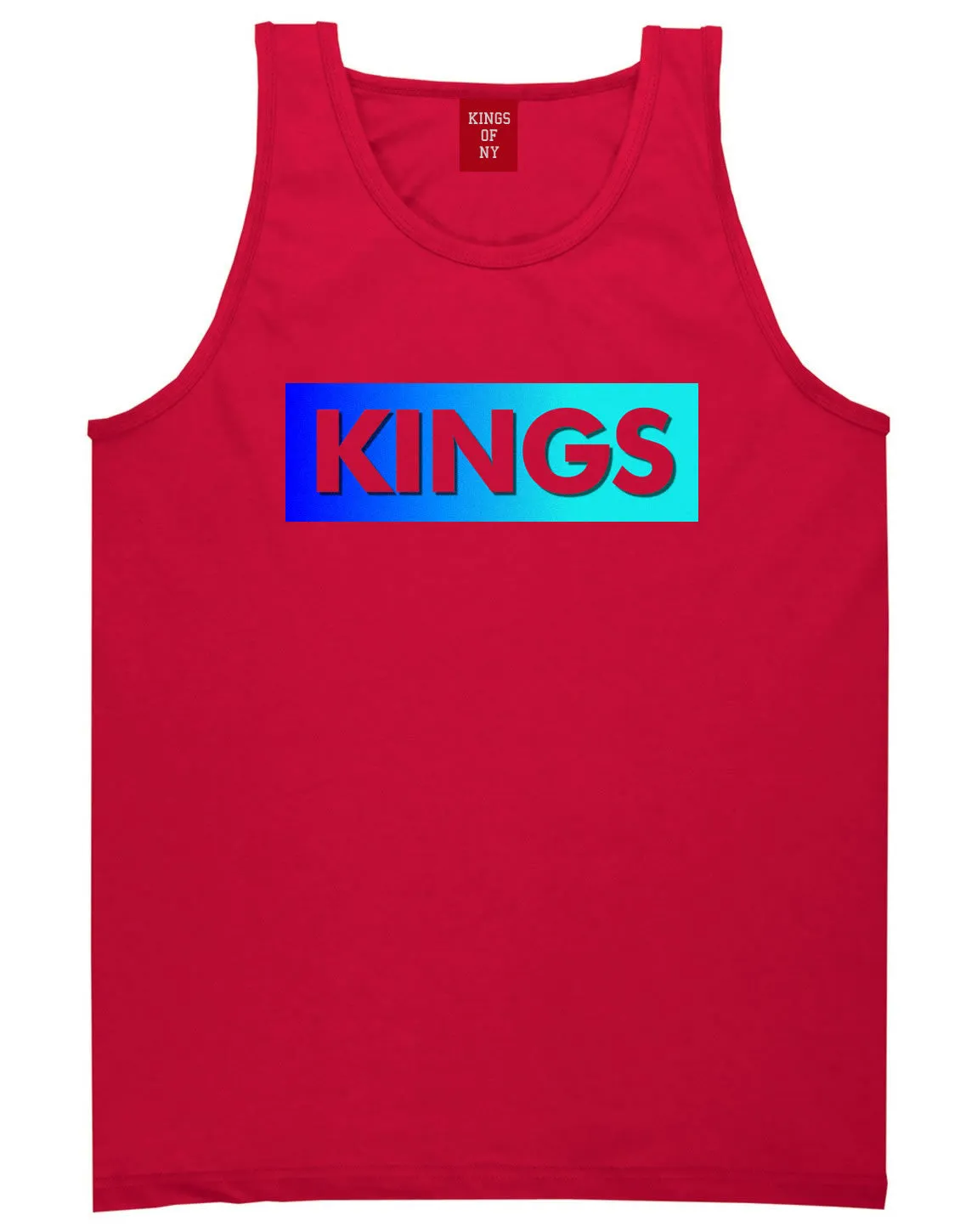 Kings Blue Gradient Tank Top