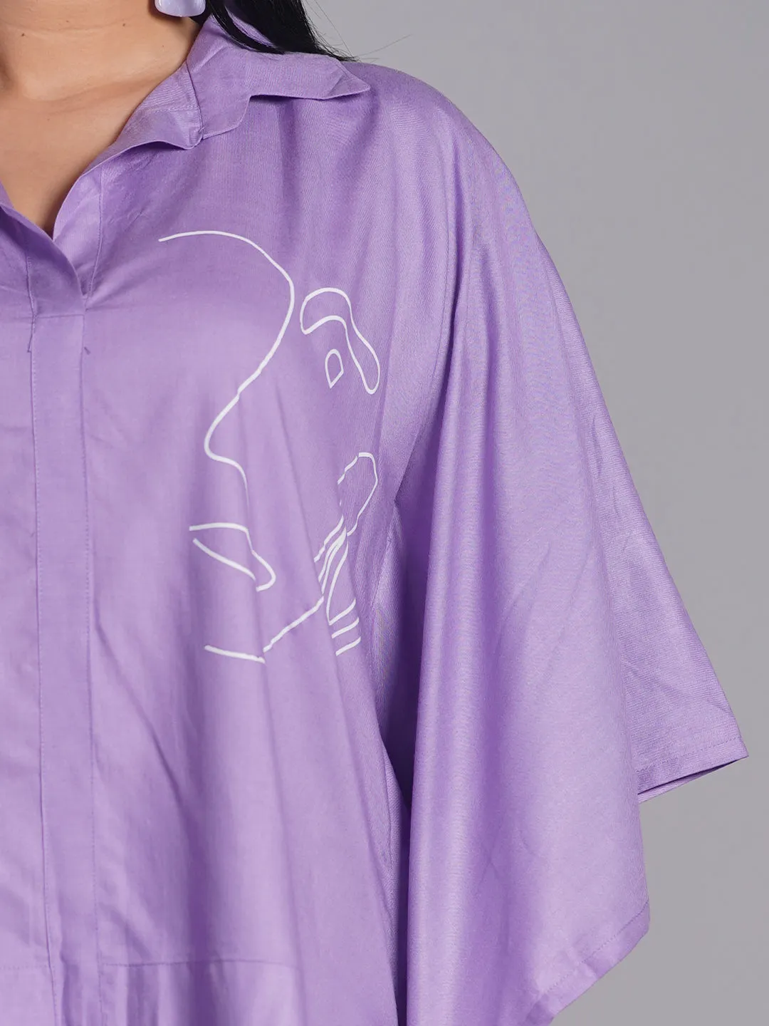 Lavender Kaftan Top - Signora