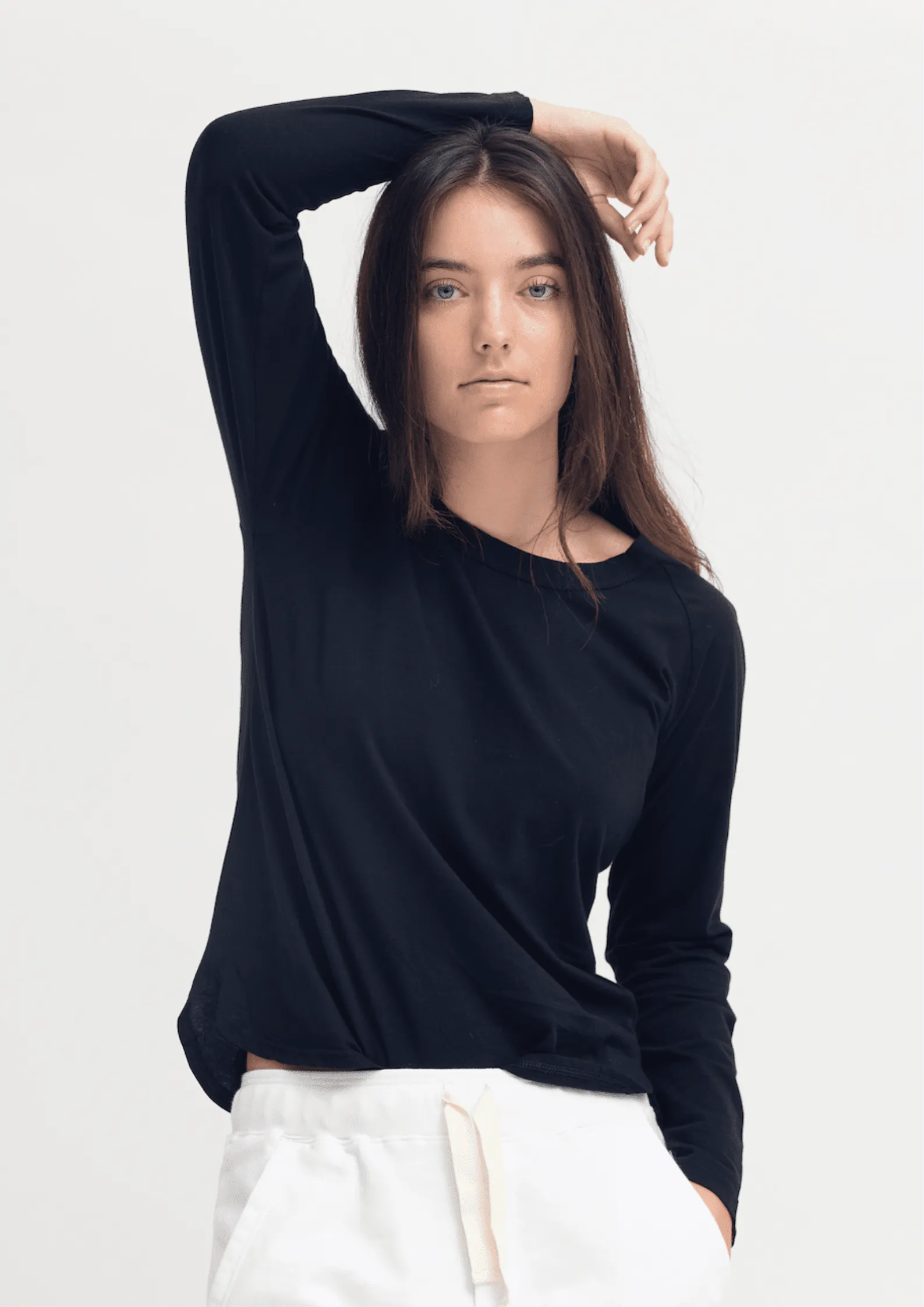 Layer Me Long Sleeve Tee Black