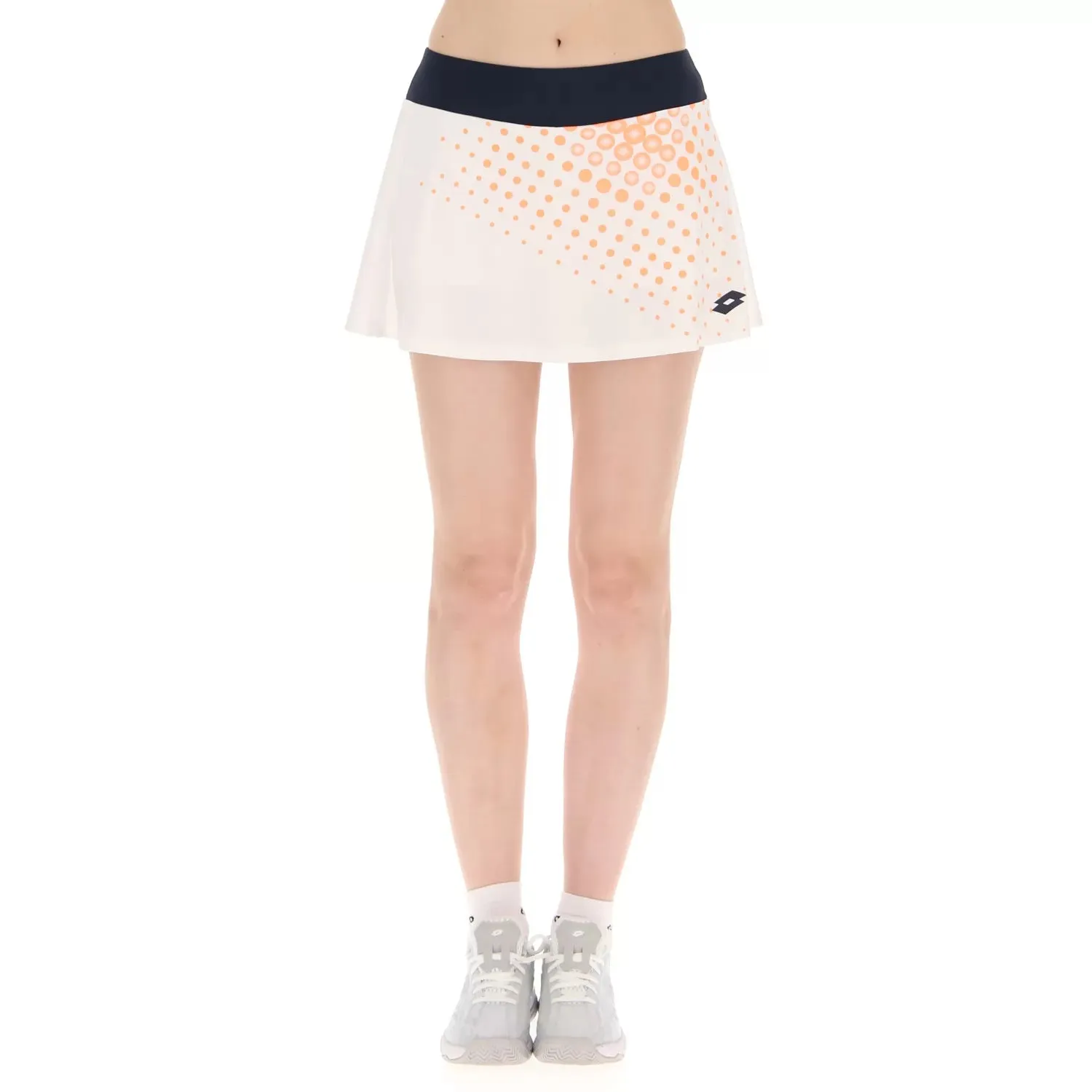 Lotto Top IV Skirt (Women's) - Bright White/Orange Beat