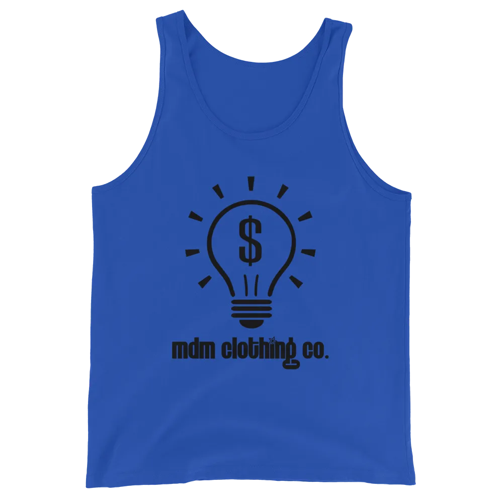 MDM Clothing Co. Black Text Tank Top