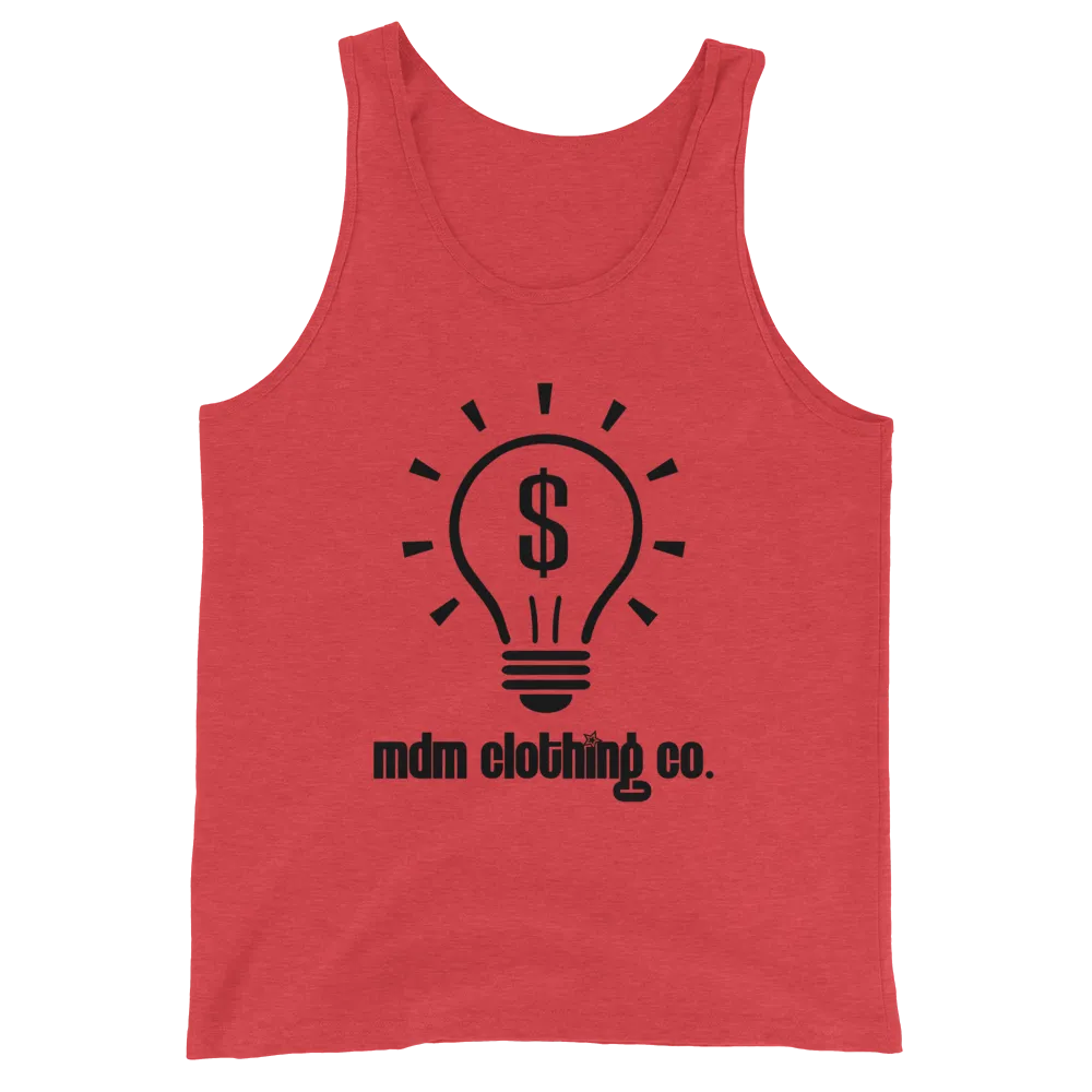 MDM Clothing Co. Black Text Tank Top