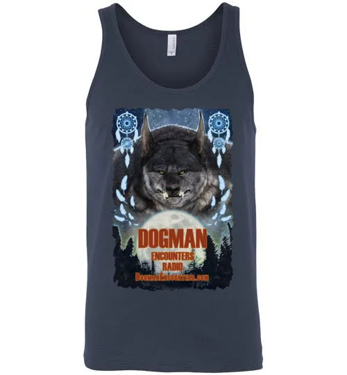 Men's Dogman Encounters Pathfinder Collection Tank Top (design 1, with ripped border)