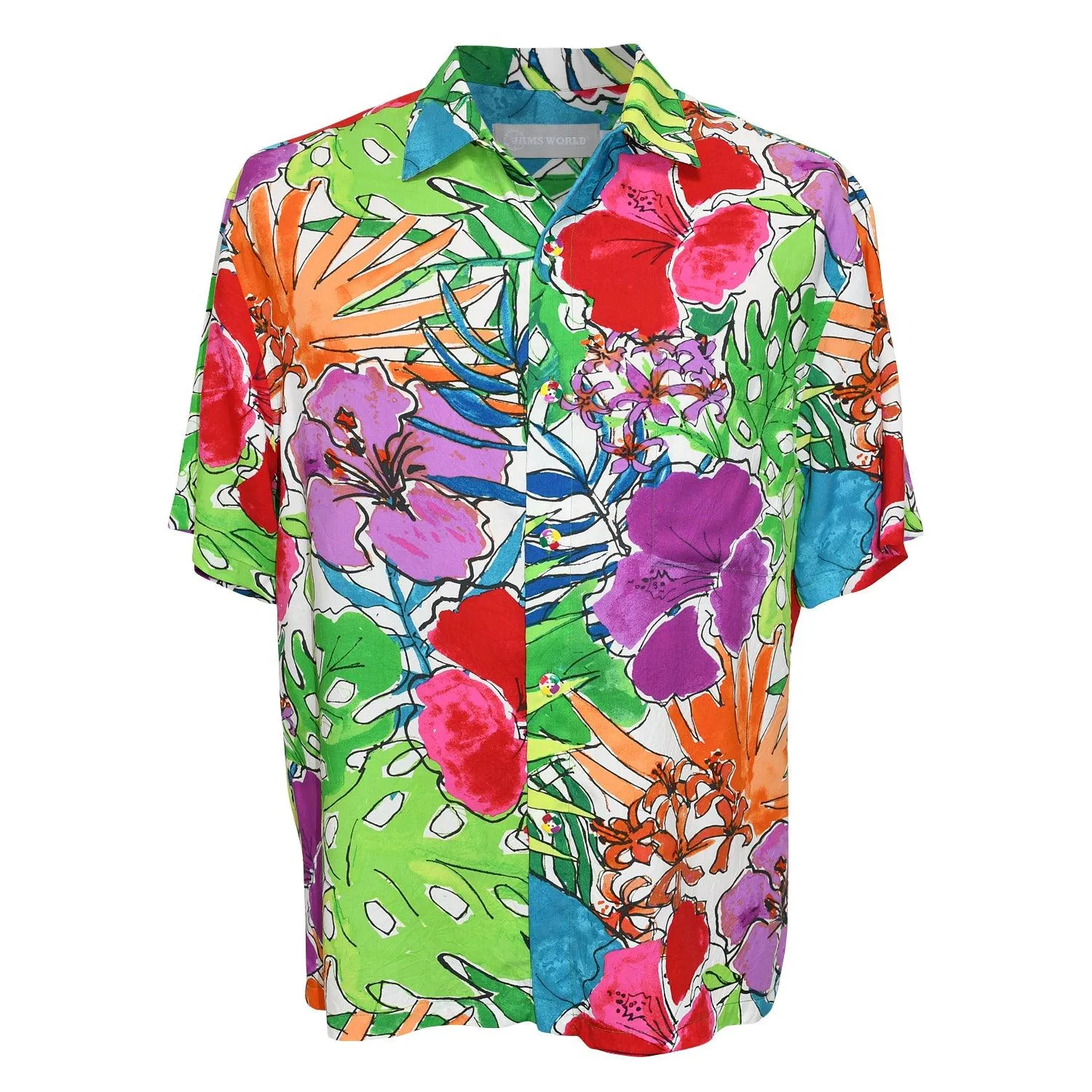 Men's Retro Shirt - Paradise White