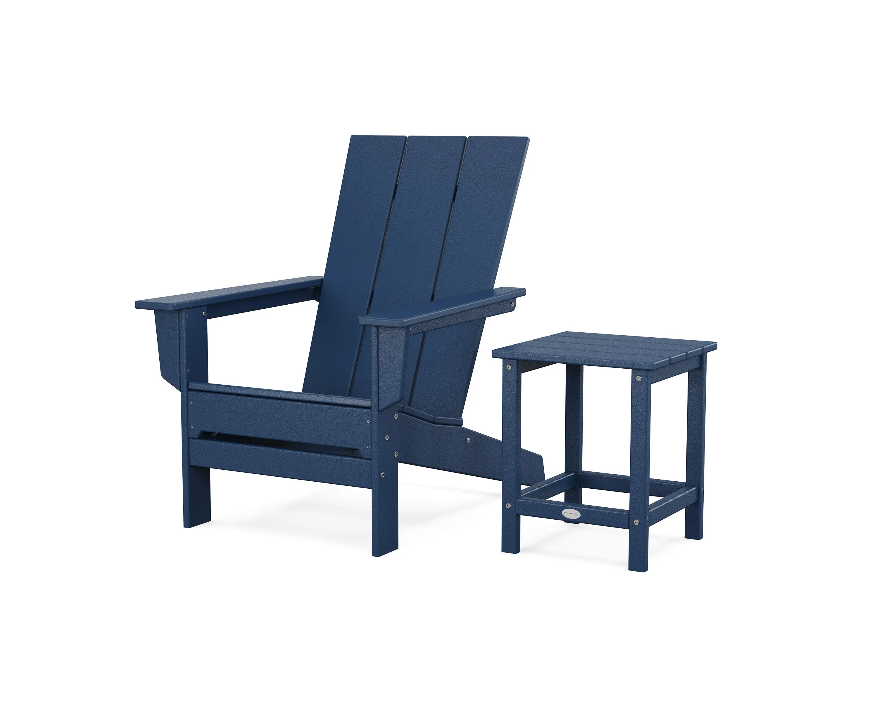 Modern Studio Adirondack Chair with Side Table