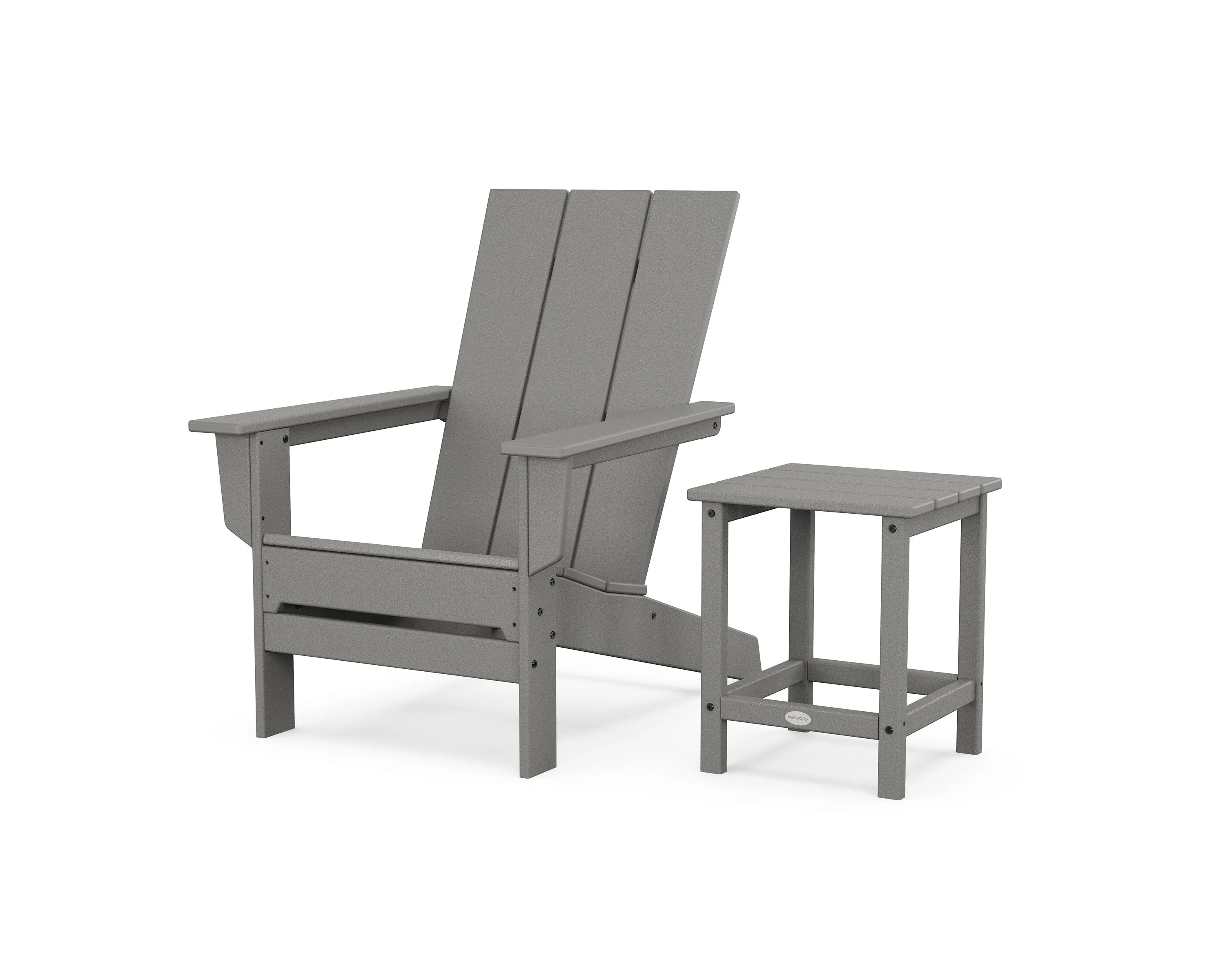 Modern Studio Adirondack Chair with Side Table