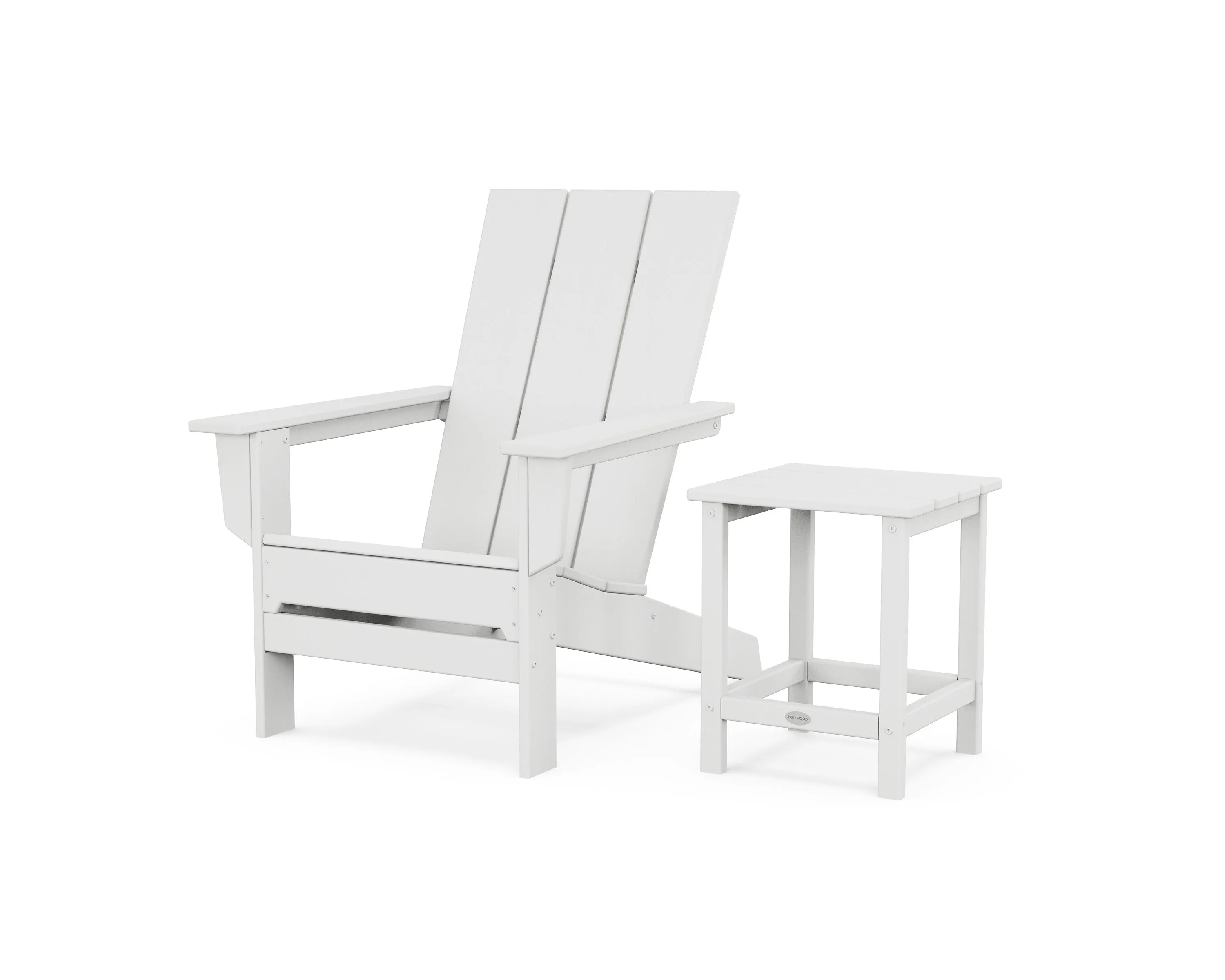 Modern Studio Adirondack Chair with Side Table