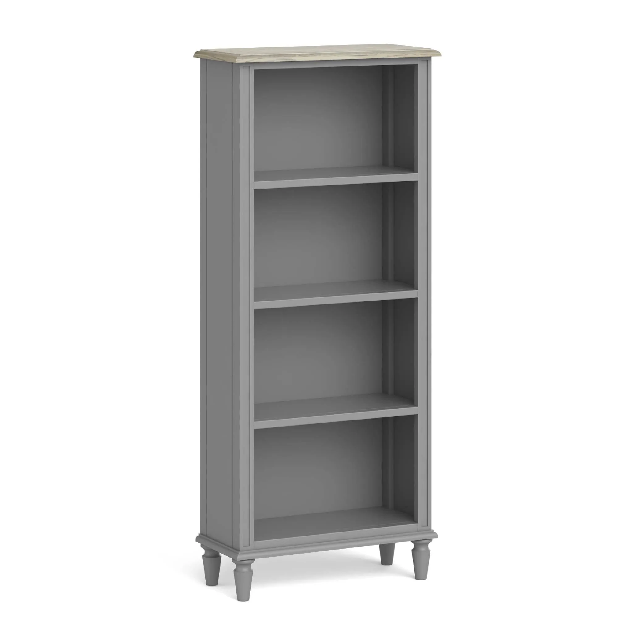 Mulsanne Grey Slim Bookcase