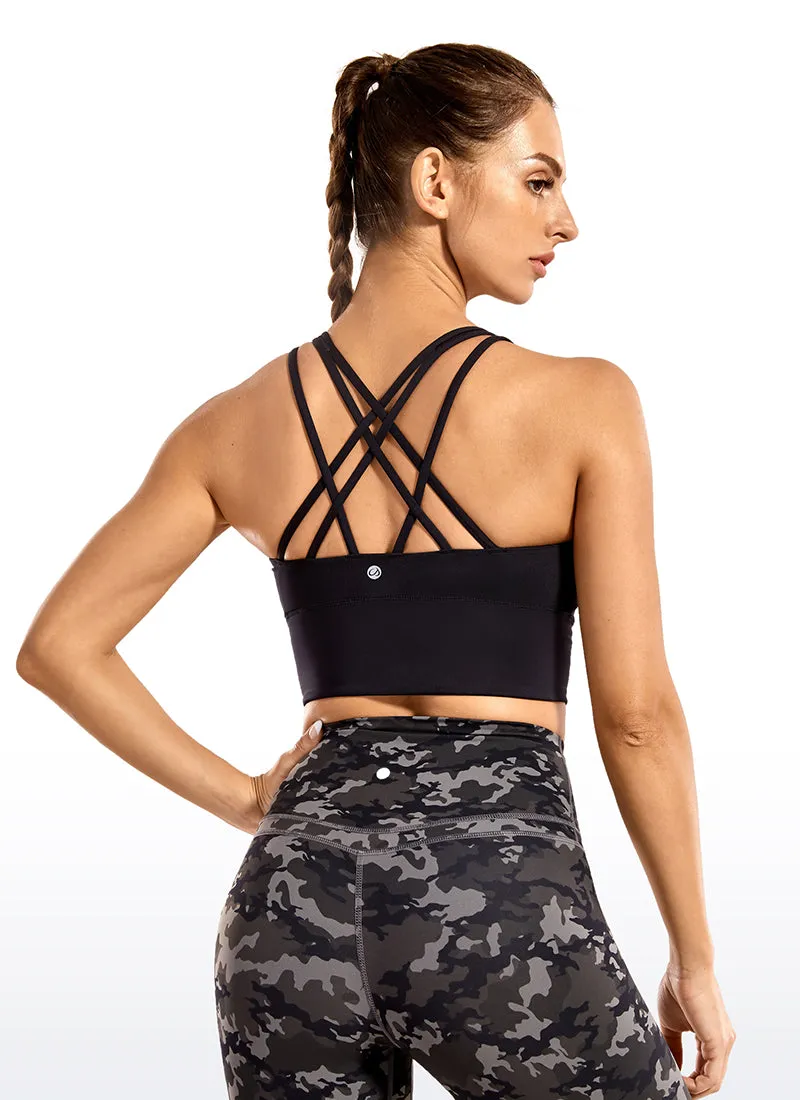 Nakedfeel Longline Bra Strappy Back