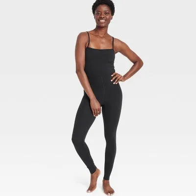 New - Women's Everyday Soft Active Bodysuit - All In Motion Black M