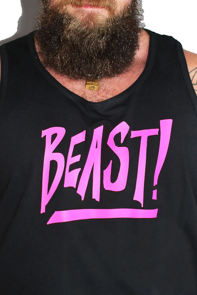 PLUS: Beast Racerback Tank-Black