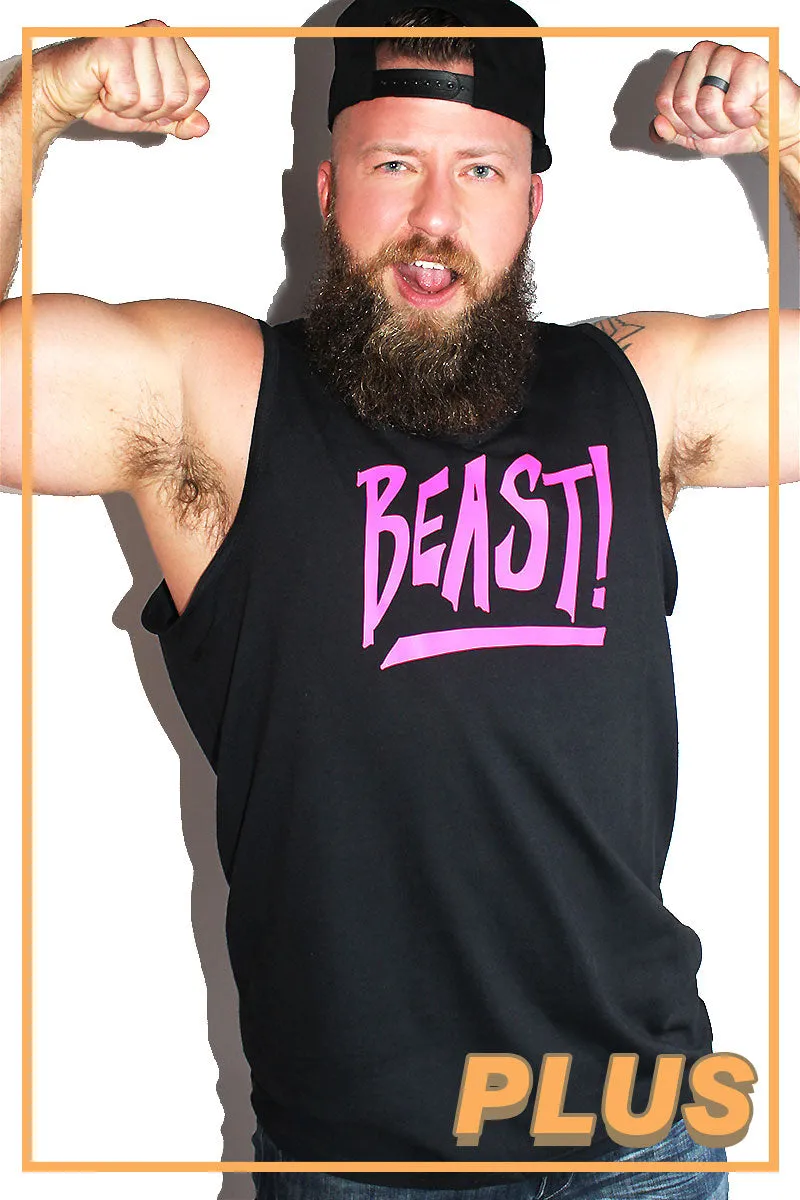 PLUS: Beast Racerback Tank-Black