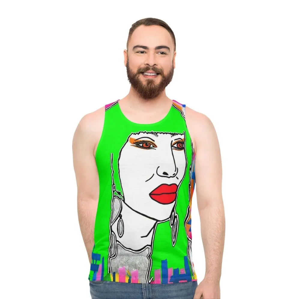 "Pete Burns Dead or Alive Unisex Music Pop Tank Top"