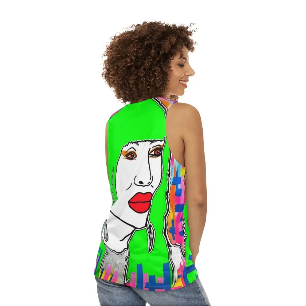 "Pete Burns Dead or Alive Unisex Music Pop Tank Top"