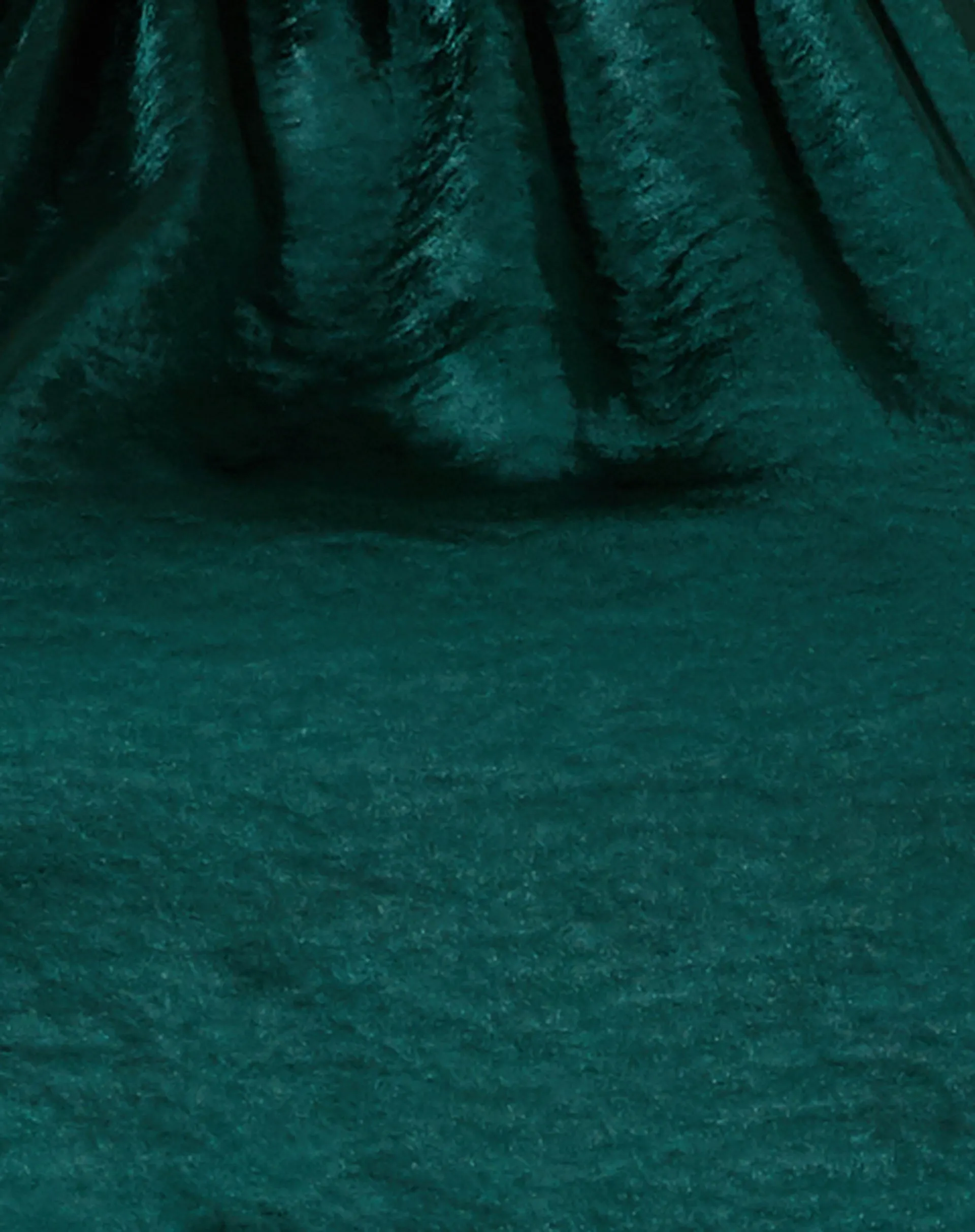 Spence Top in Satin Forest Green