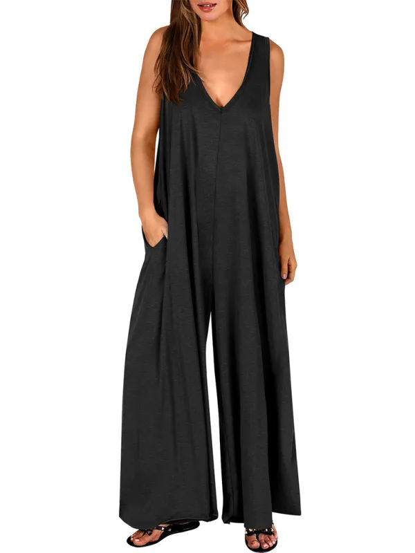 TEEK - Pocketed Light Weight Jumpsuit