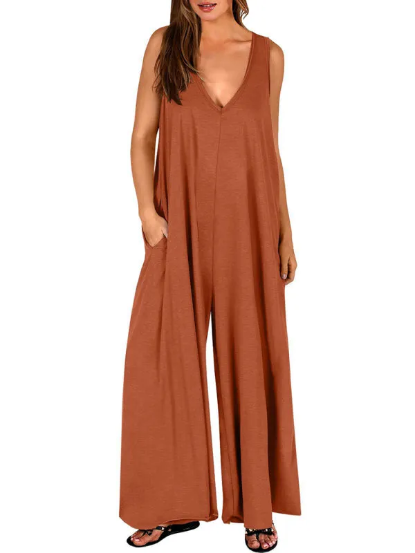 TEEK - Pocketed Light Weight Jumpsuit