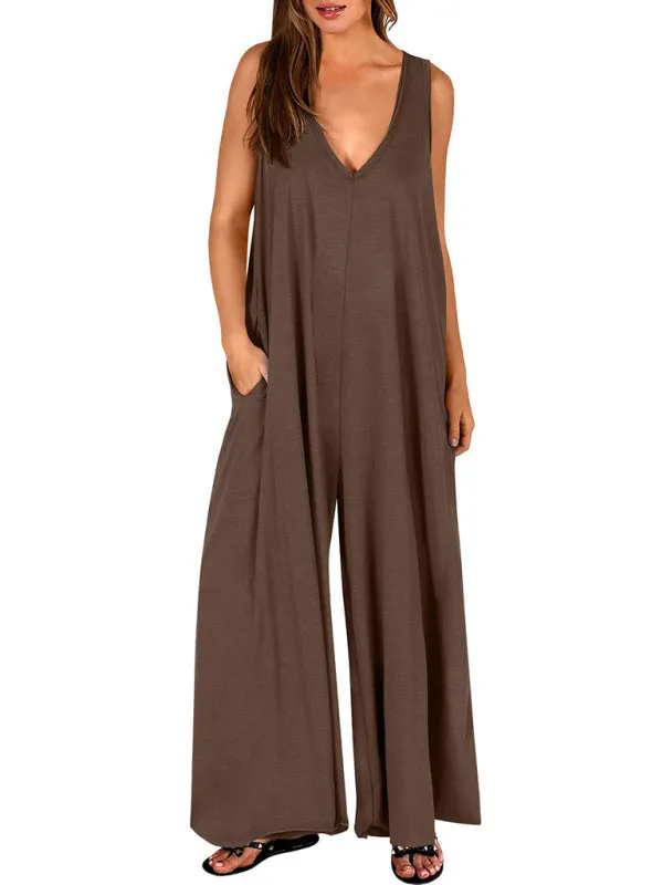 TEEK - Pocketed Light Weight Jumpsuit