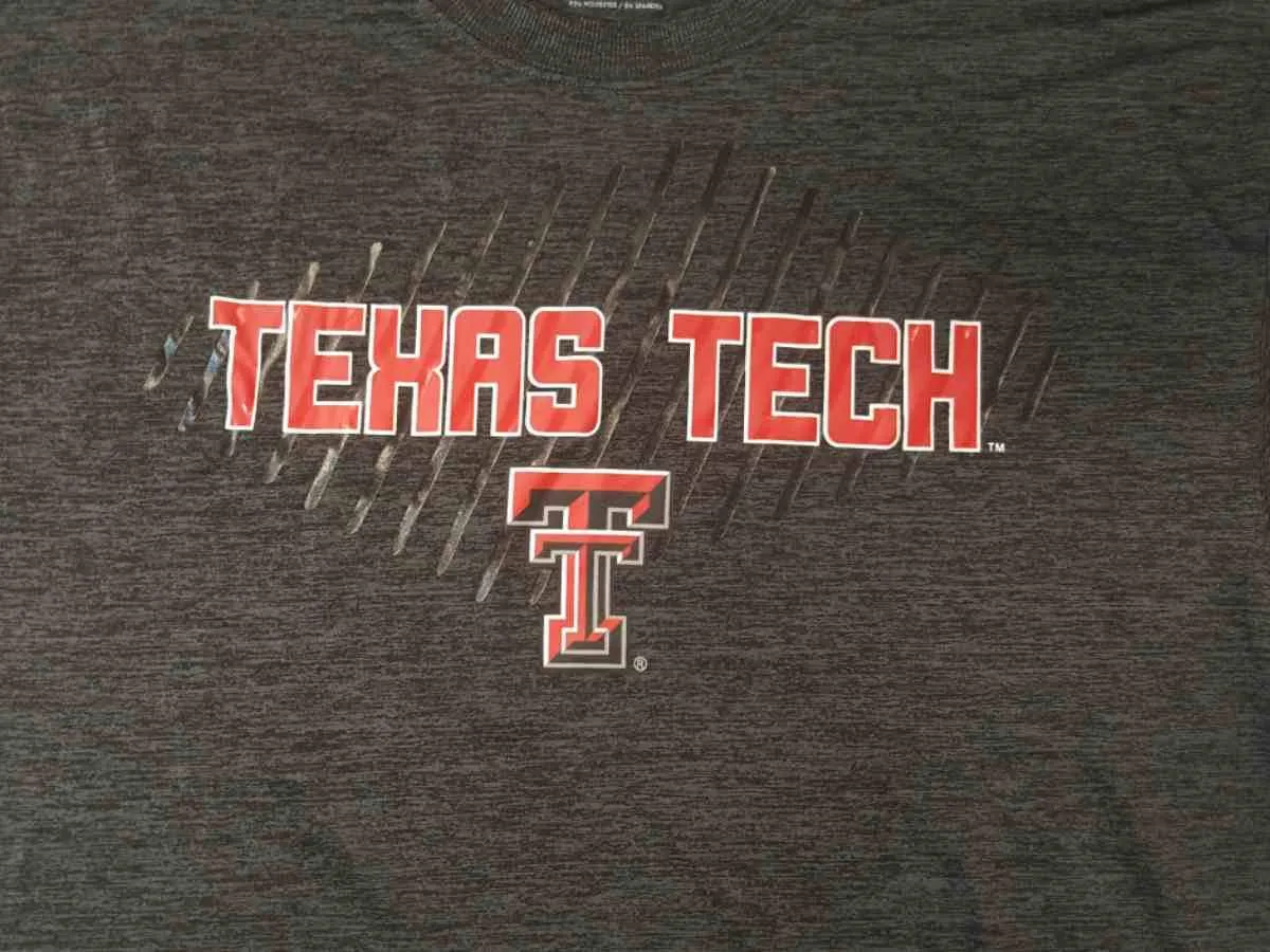 Texas Tech Red Raiders Colosseum Charcoal Gray Performance SS Crew T-Shirt (L)