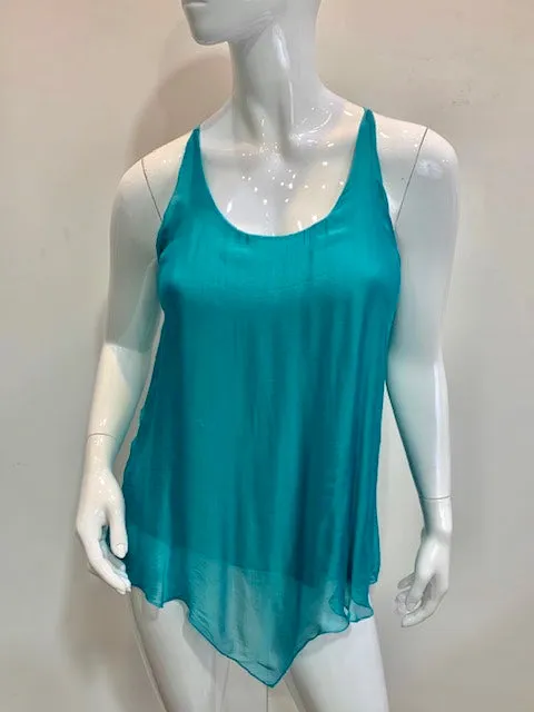 The Manu Silk Tank Top