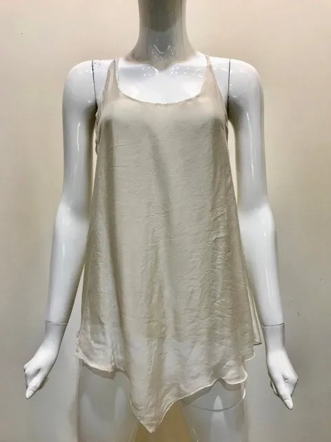 The Manu Silk Tank Top