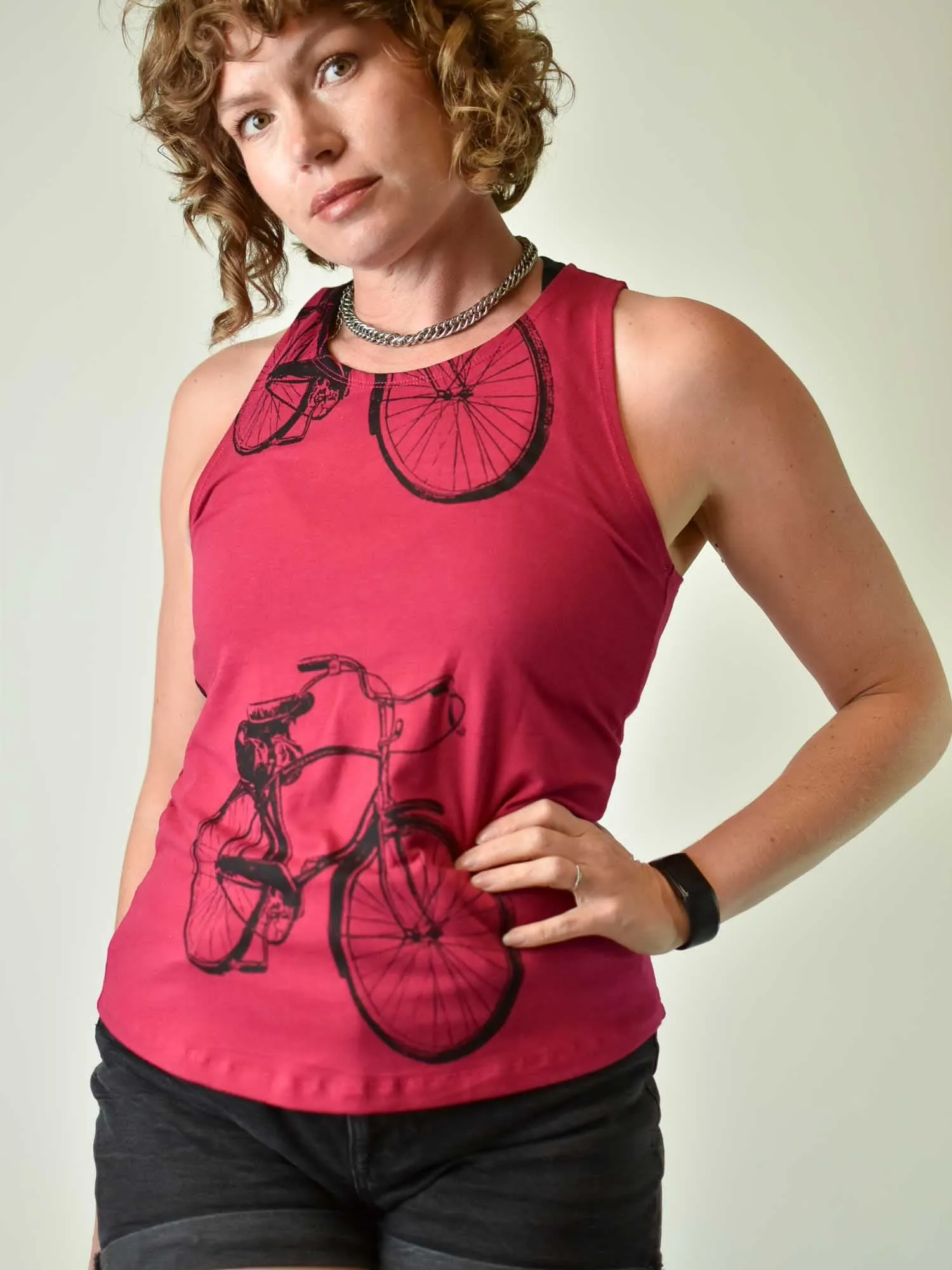 Trailblazer Tank - Bikes Pink